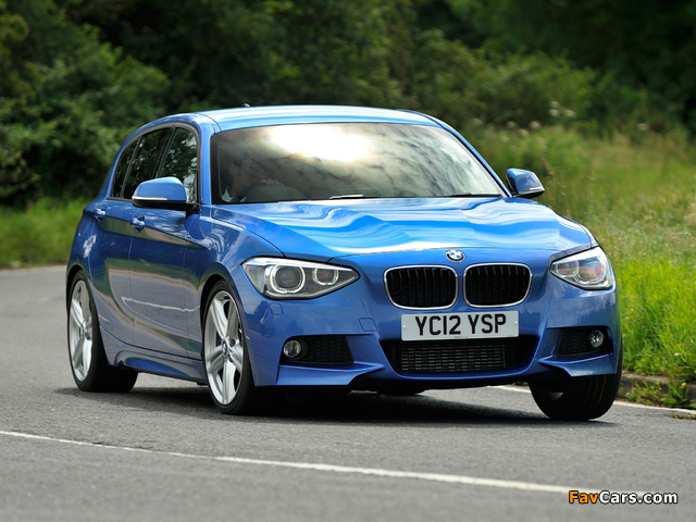 Photos of BMW 125d 5-door M Sports Package UK-spec (F20) 2012 (640 x 480)