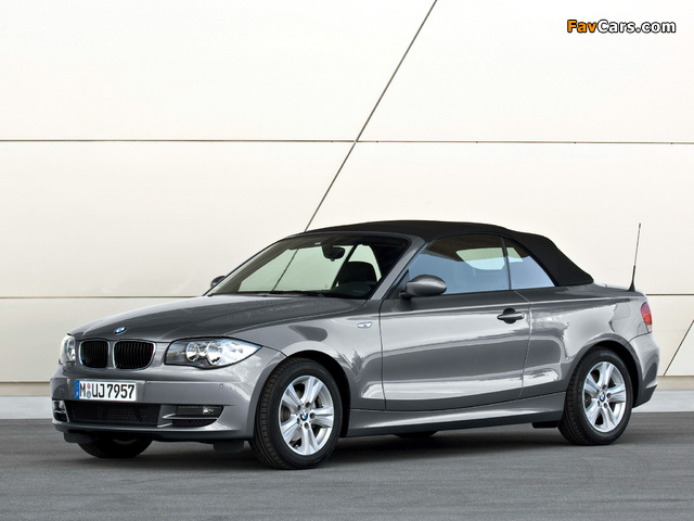 Pictures of BMW 118d Cabrio (E88) 2008–10 (640 x 480)