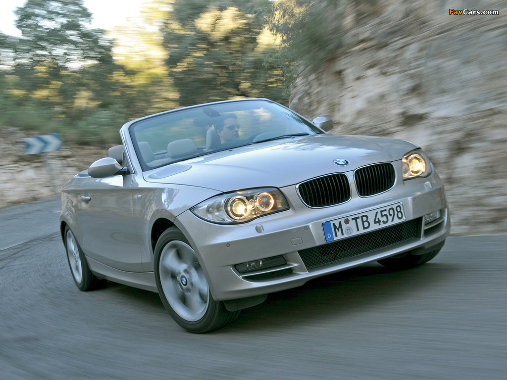 Pictures of BMW 125i Cabrio (E88) 2008–10 (1024 x 768)