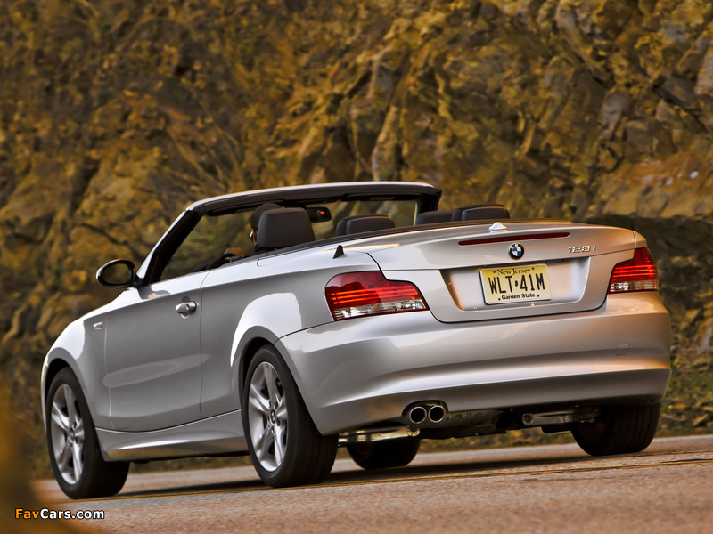 Pictures of BMW 128i Cabrio US-spec (E88) 2008–10 (800 x 600)