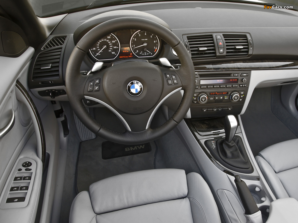Pictures of BMW 128i Cabrio US-spec (E88) 2008–10 (1024 x 768)