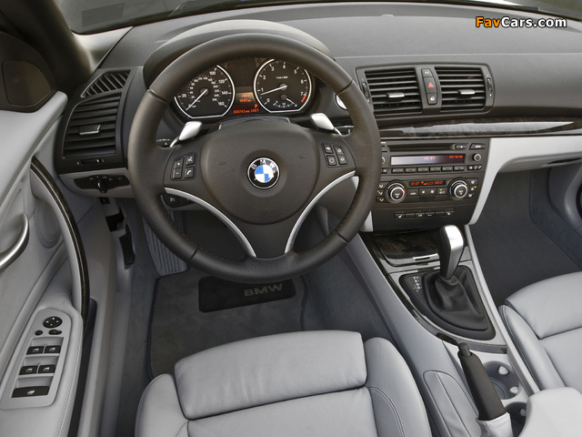Pictures of BMW 128i Cabrio US-spec (E88) 2008–10 (640 x 480)