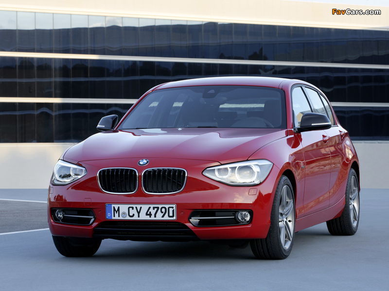 Pictures of BMW 118i 5-door Sport Line (F20) 2011 (800 x 600)