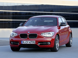 Pictures of BMW 118i 5-door Sport Line (F20) 2011