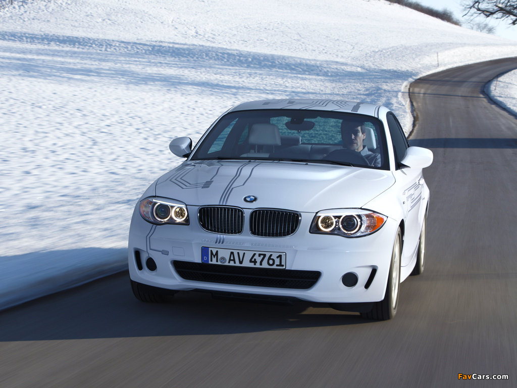 Pictures of BMW 1 Series Coupe ActiveE Test Car (E82) 2011 (1024 x 768)