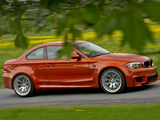 Pictures of BMW 1 Series M Coupe US-spec (E82) 2011