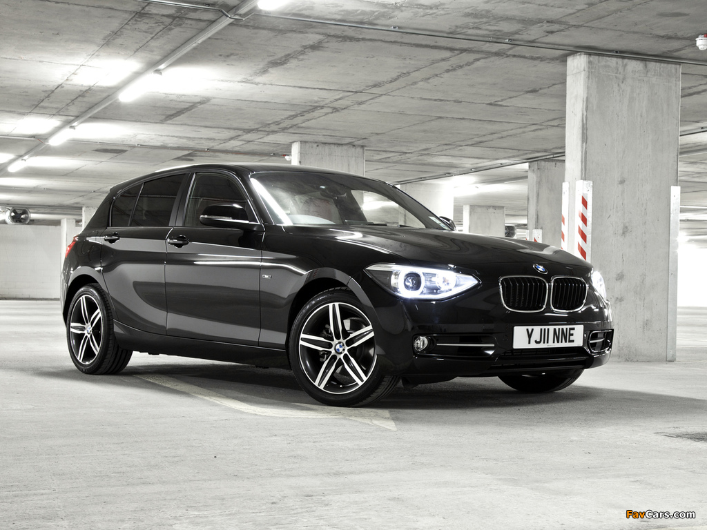 Pictures of BMW 118i 5-door Sport Line UK-spec (F20) 2011 (1024 x 768)