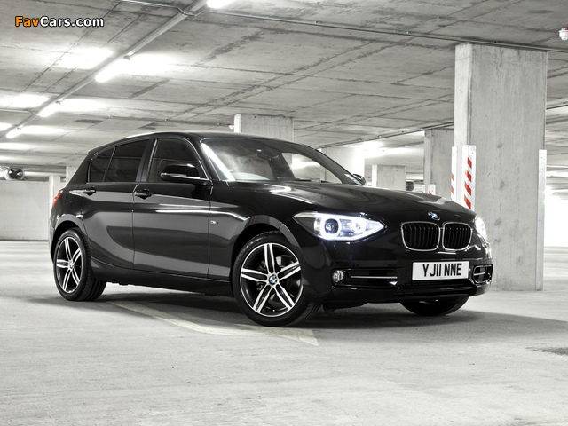 Pictures of BMW 118i 5-door Sport Line UK-spec (F20) 2011 (640 x 480)
