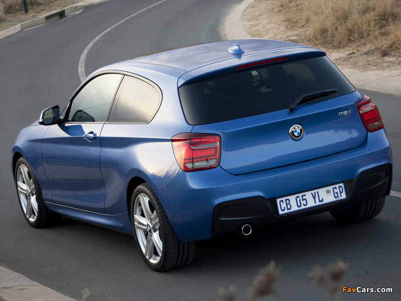 Pictures of BMW 116i 3-door M Sports Package ZA-spec (F21) 2012 (800 x 600)