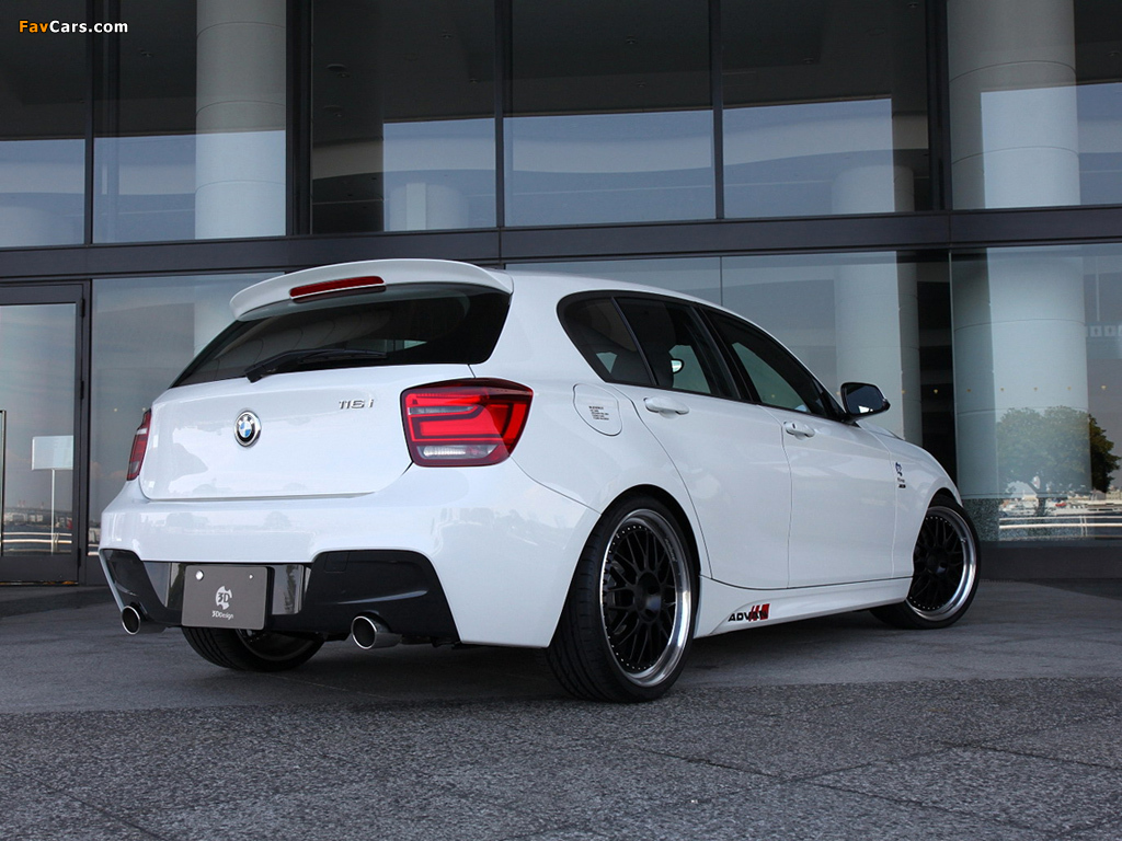 Pictures of 3D Design BMW 1 Series M Sports Package (F20) 2012 (1024 x 768)