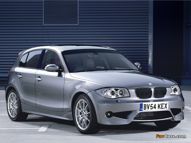 BMW 1 Series Aerodynamic Package UK-spec (E87) 2004–06 wallpapers (640 x 480)