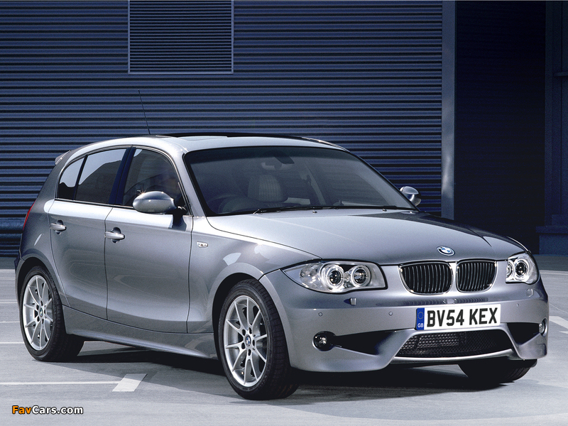 BMW 1 Series Aerodynamic Package UK-spec (E87) 2004–06 wallpapers (800 x 600)