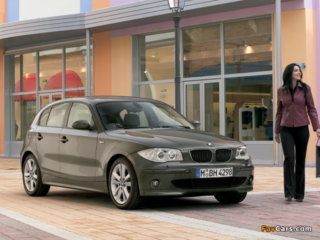 BMW 120d 5-door (E87) 2004–06 wallpapers (640 x 480)