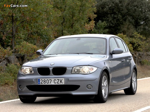 BMW 120d 5-door (E87) 2004–06 wallpapers (640 x 480)