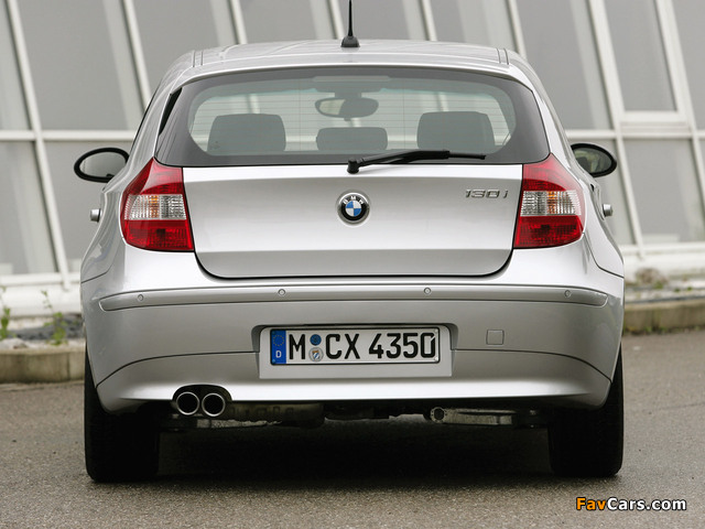 BMW 130i 5-door (E87) 2005–07 wallpapers (640 x 480)