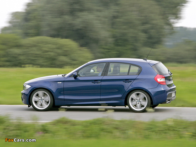 BMW 130i 5-door M Sports Package (E87) 2005 wallpapers (640 x 480)