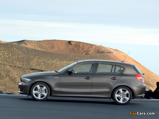 BMW 120d 5-door (E87) 2007–11 wallpapers (640 x 480)