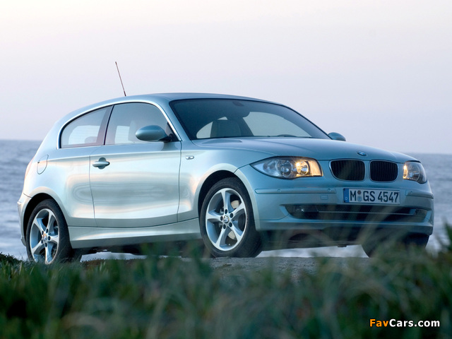 BMW 120i 3-door (E81) 2007–11 wallpapers (640 x 480)