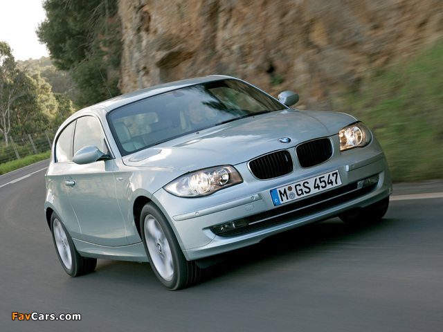 BMW 120i 3-door (E81) 2007–11 wallpapers (640 x 480)