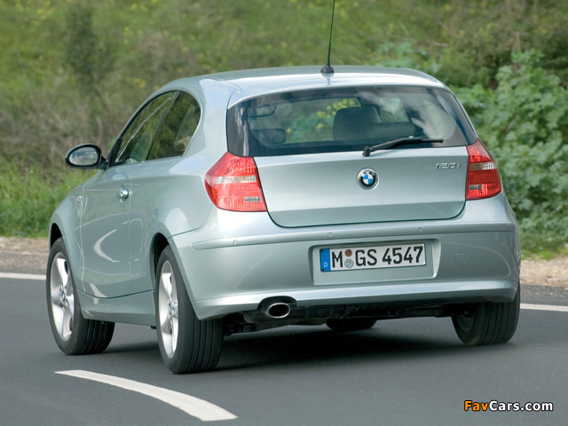 BMW 120i 3-door (E81) 2007–11 wallpapers (640 x 480)