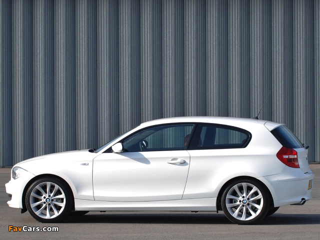 BMW 120d 3-door UK-spec (E81) 2008–11 wallpapers (640 x 480)