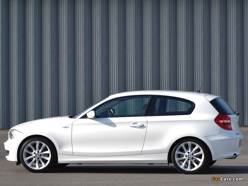 BMW 120d 3-door UK-spec (E81) 2008–11 wallpapers (800 x 600)