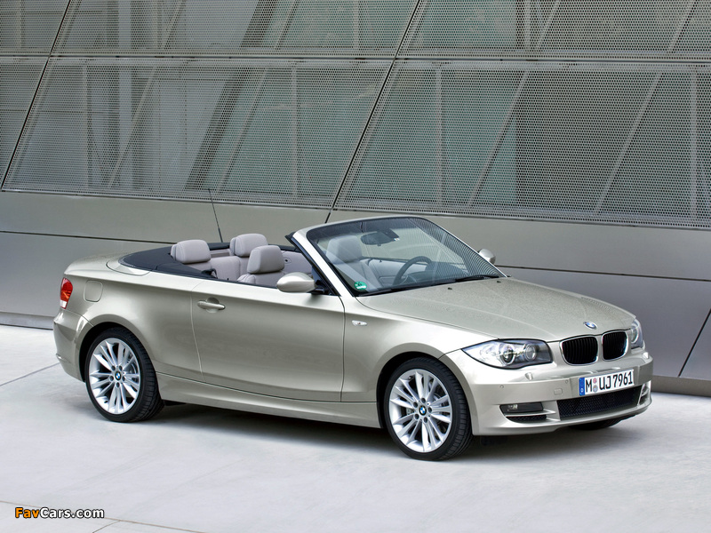 BMW 123d Cabrio (E88) 2008–10 wallpapers (800 x 600)