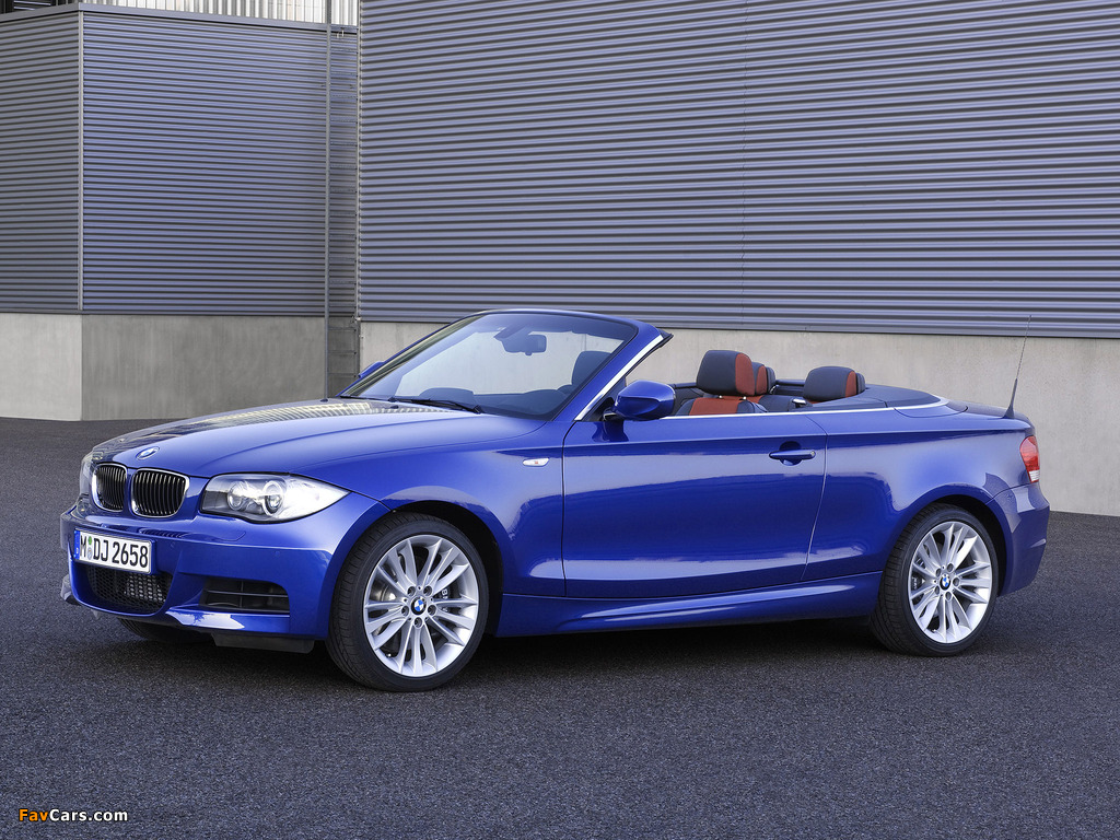 BMW 135i Cabrio (E88) 2008–10 wallpapers (1024 x 768)