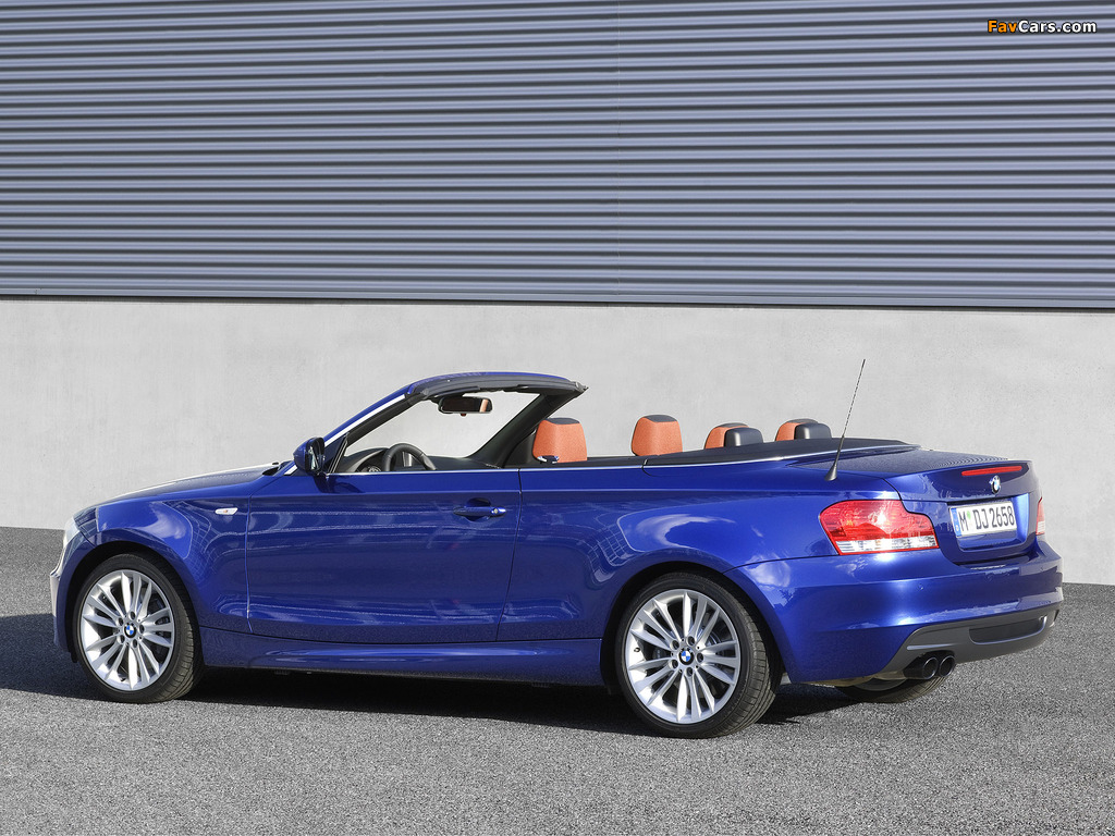 BMW 135i Cabrio (E88) 2008–10 wallpapers (1024 x 768)