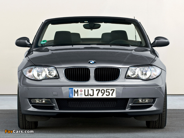 BMW 118d Cabrio (E88) 2008–10 wallpapers (640 x 480)