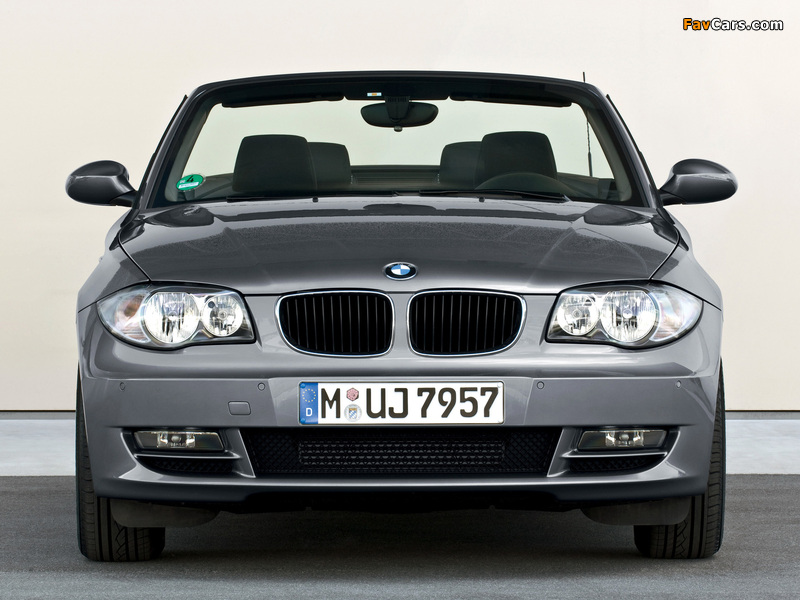 BMW 118d Cabrio (E88) 2008–10 wallpapers (800 x 600)