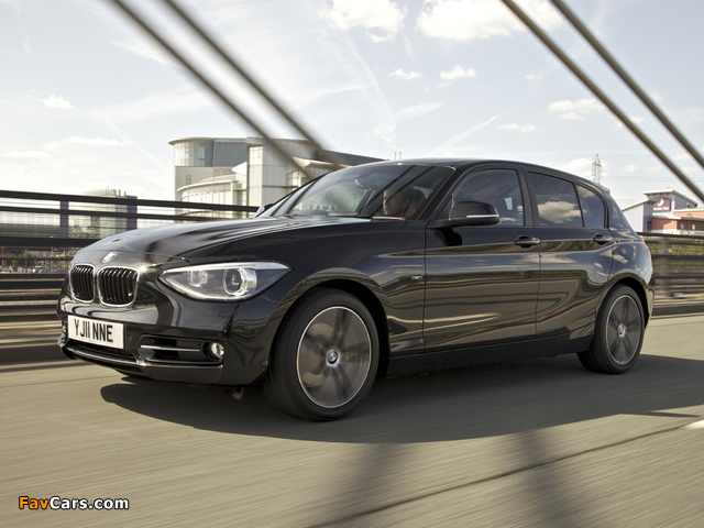 BMW 118i 5-door Sport Line UK-spec (F20) 2011 wallpapers (640 x 480)