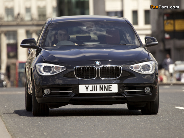 BMW 118i 5-door Sport Line UK-spec (F20) 2011 wallpapers (640 x 480)