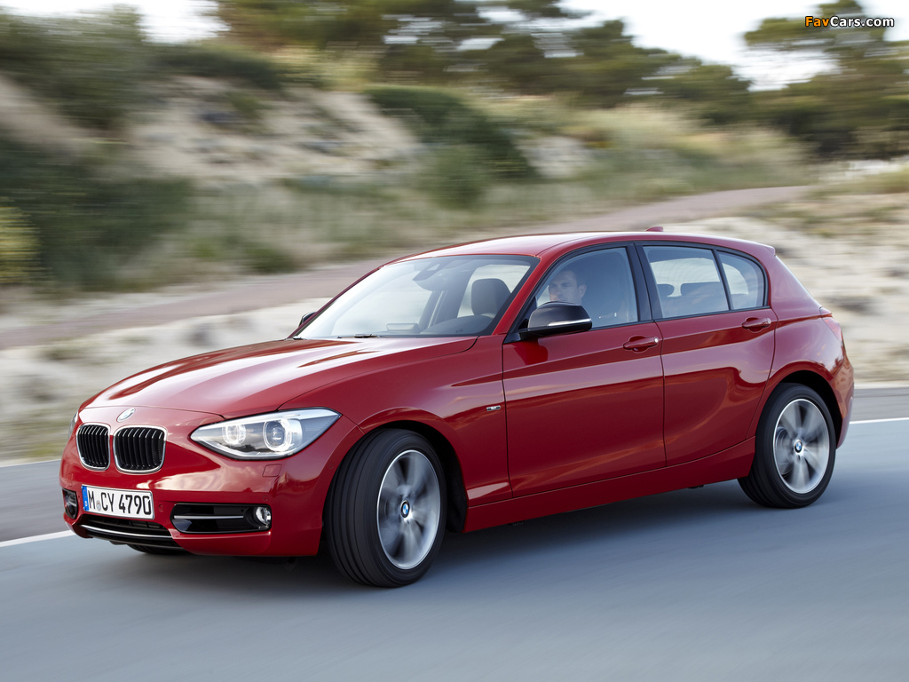 BMW 118i 5-door Sport Line (F20) 2011 wallpapers (1024 x 768)