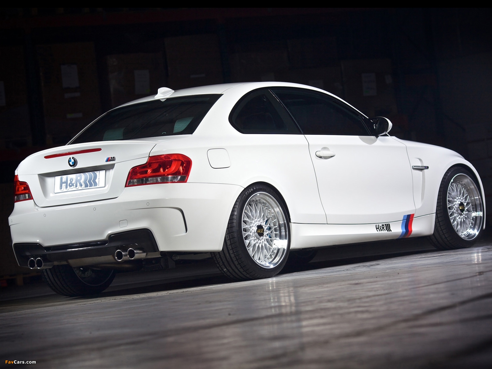 H&R BMW 1 Series M Coupe (E82) 2011 wallpapers (1600 x 1200)