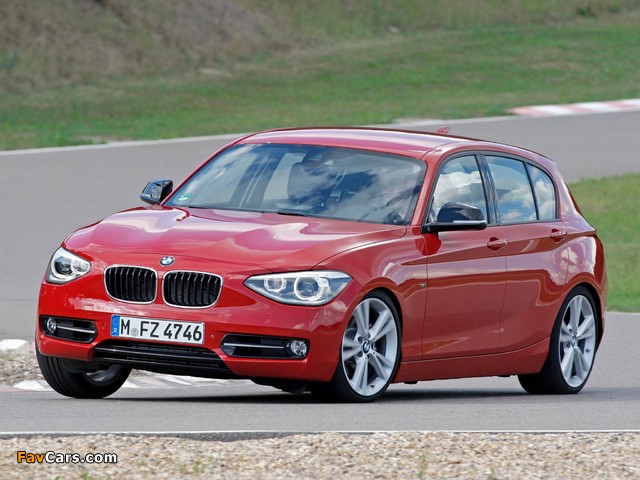 BMW 118i 5-door Sport Line (F20) 2011 wallpapers (640 x 480)