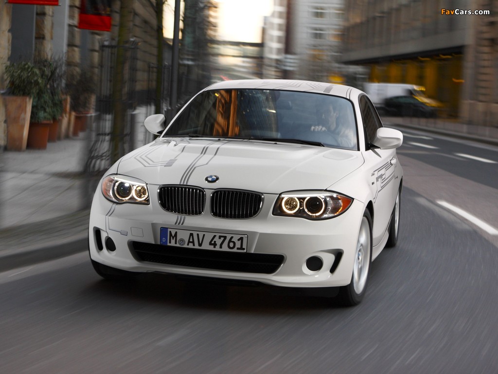 BMW 1 Series Coupe ActiveE Test Car (E82) 2011 wallpapers (1024 x 768)