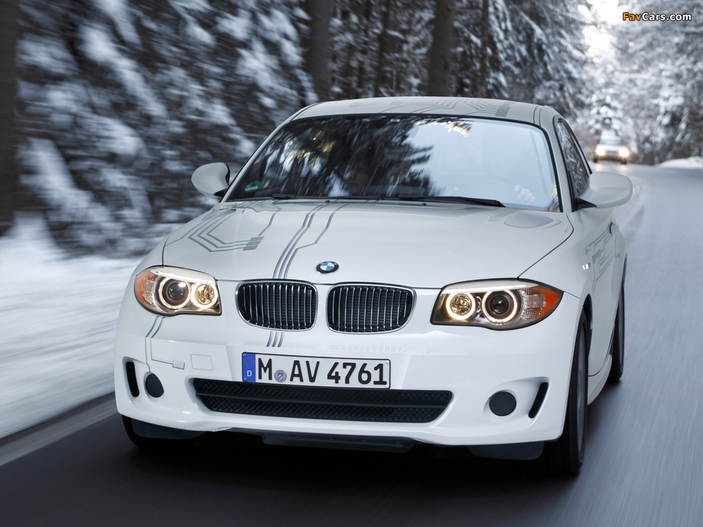 BMW 1 Series Coupe ActiveE Test Car (E82) 2011 wallpapers (1024 x 768)