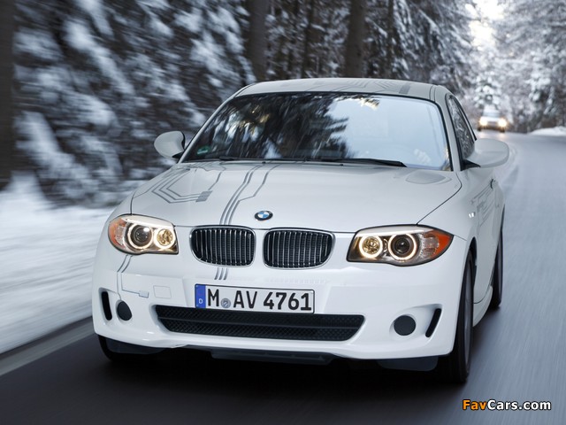 BMW 1 Series Coupe ActiveE Test Car (E82) 2011 wallpapers (640 x 480)