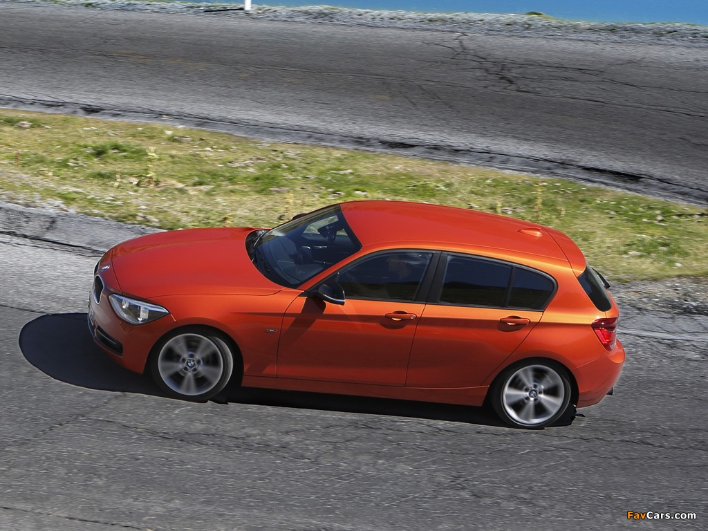 BMW 120d xDrive 5-door Sport Line (F20) 2012 wallpapers (1024 x 768)