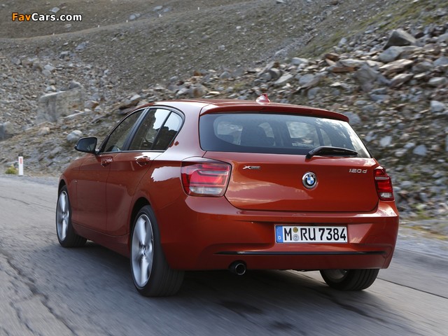 BMW 120d xDrive 5-door Sport Line (F20) 2012 wallpapers (640 x 480)