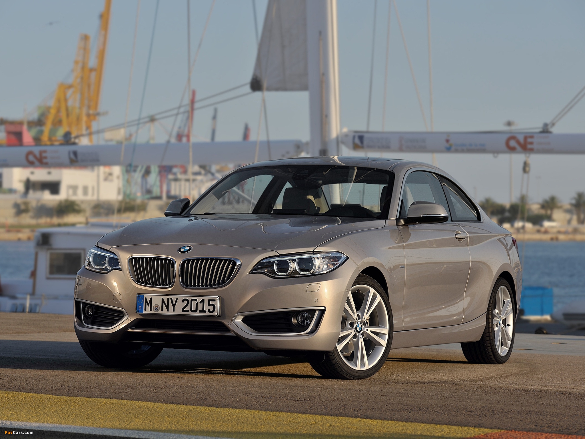 BMW 220d Coupé Modern Line (F22) 2014 images (2048 x 1536)