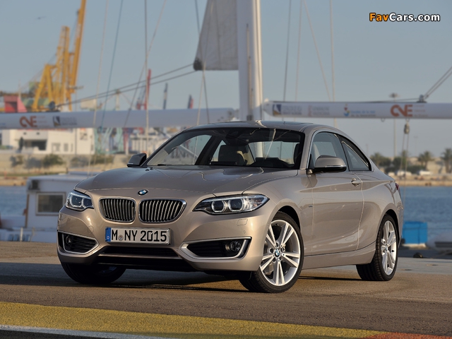 BMW 220d Coupé Modern Line (F22) 2014 images (640 x 480)