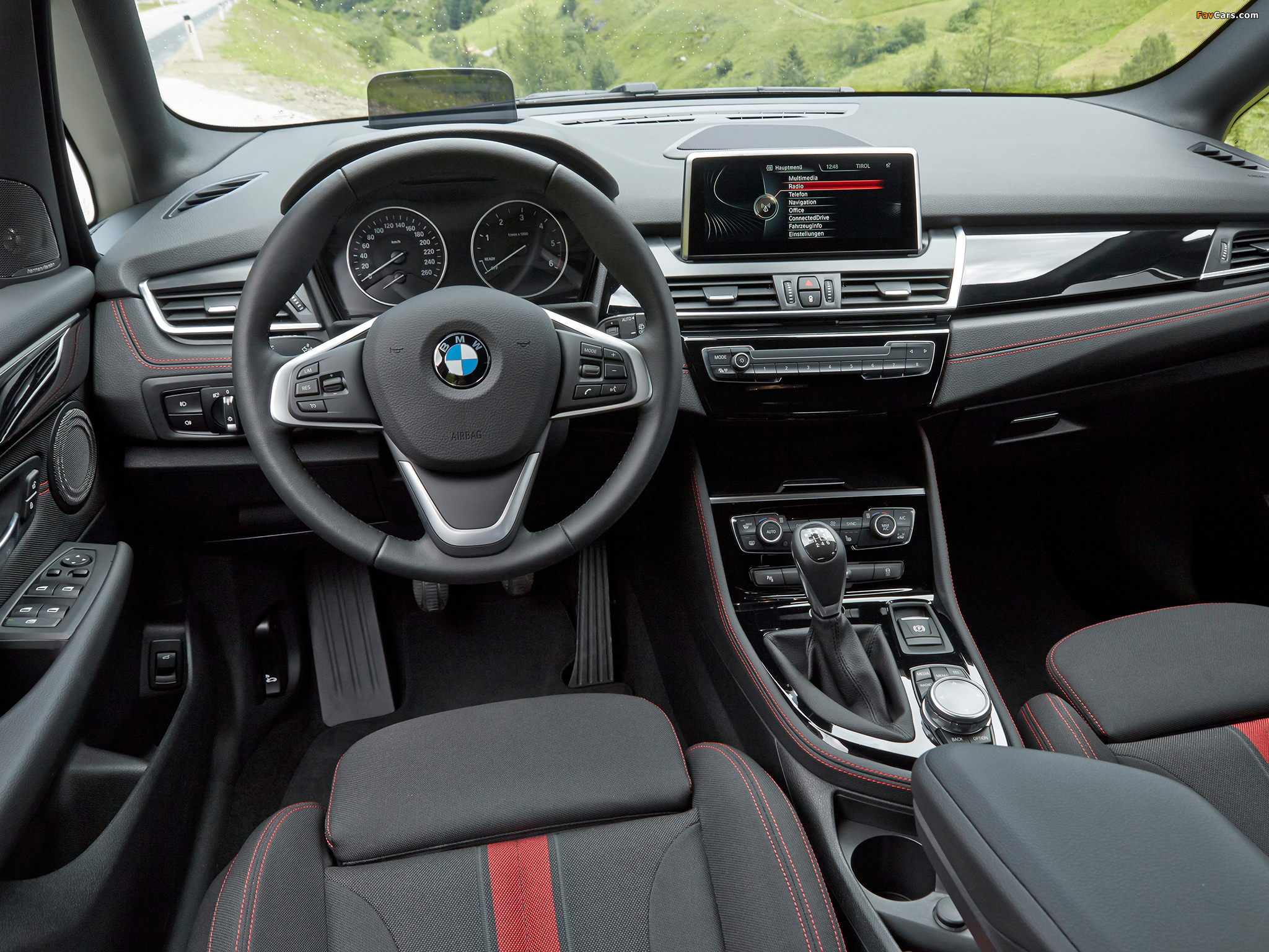 BMW 218d Active Tourer Sport Line (F45) 2014 photos (2048 x 1536)