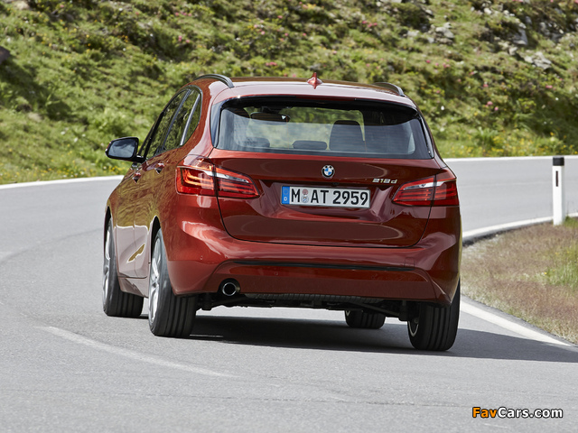 BMW 218d Active Tourer Sport Line (F45) 2014 photos (640 x 480)