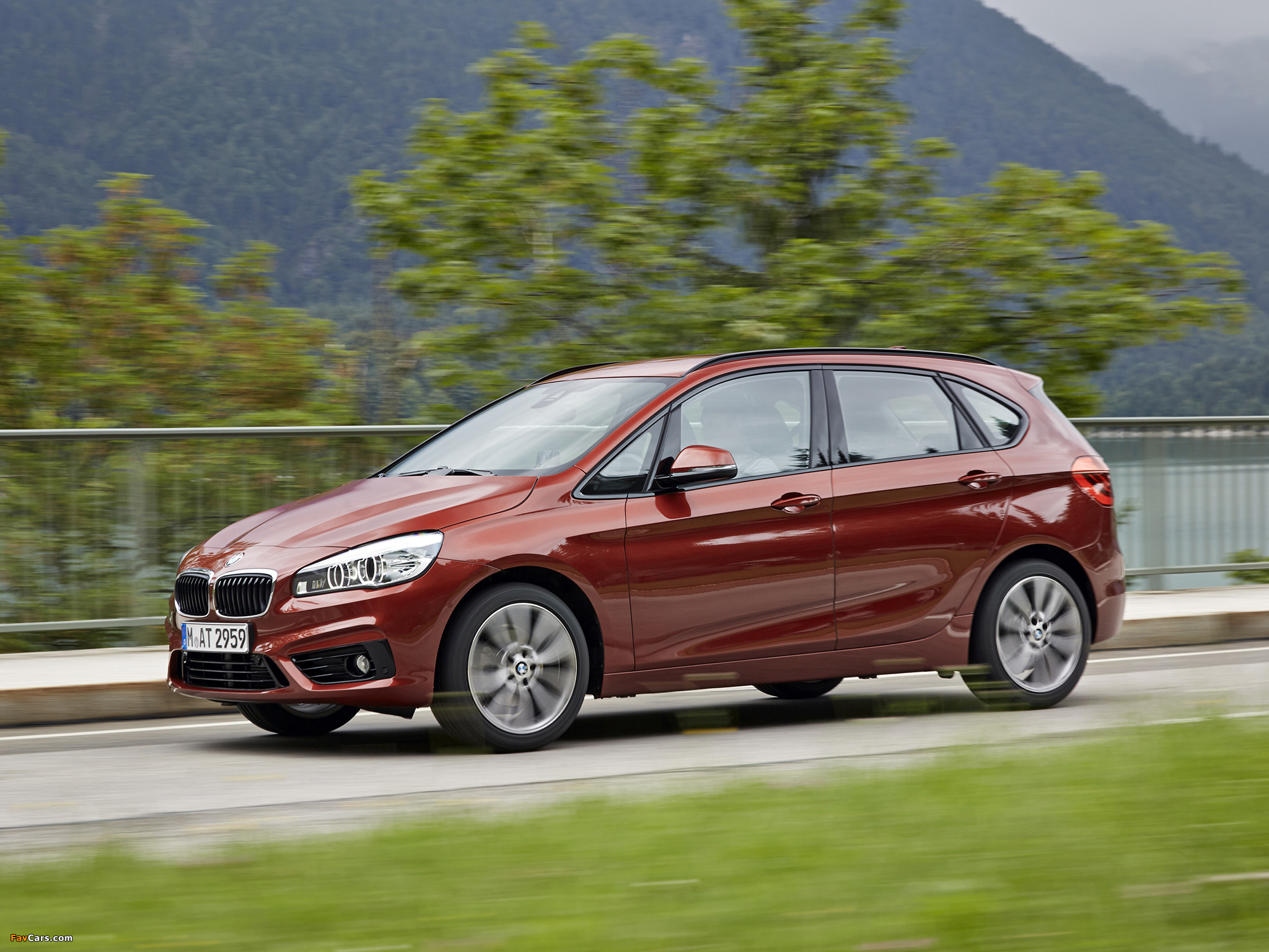 BMW 218d Active Tourer Sport Line (F45) 2014 photos (2048 x 1536)