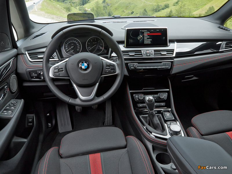 BMW 218d Active Tourer Sport Line (F45) 2014 photos (800 x 600)