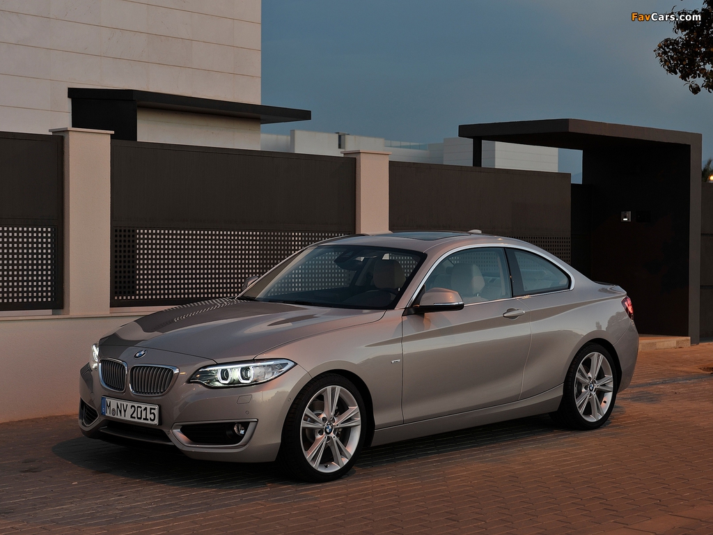 BMW 220d Coupé Modern Line (F22) 2014 photos (1024 x 768)