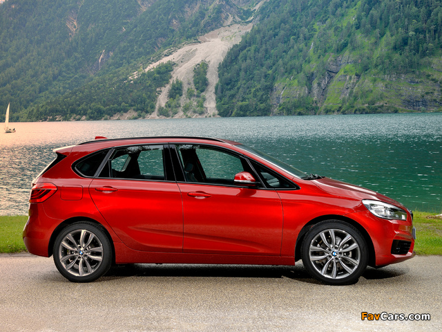 BMW 218d Active Tourer Sport Line (F45) 2014 pictures (640 x 480)