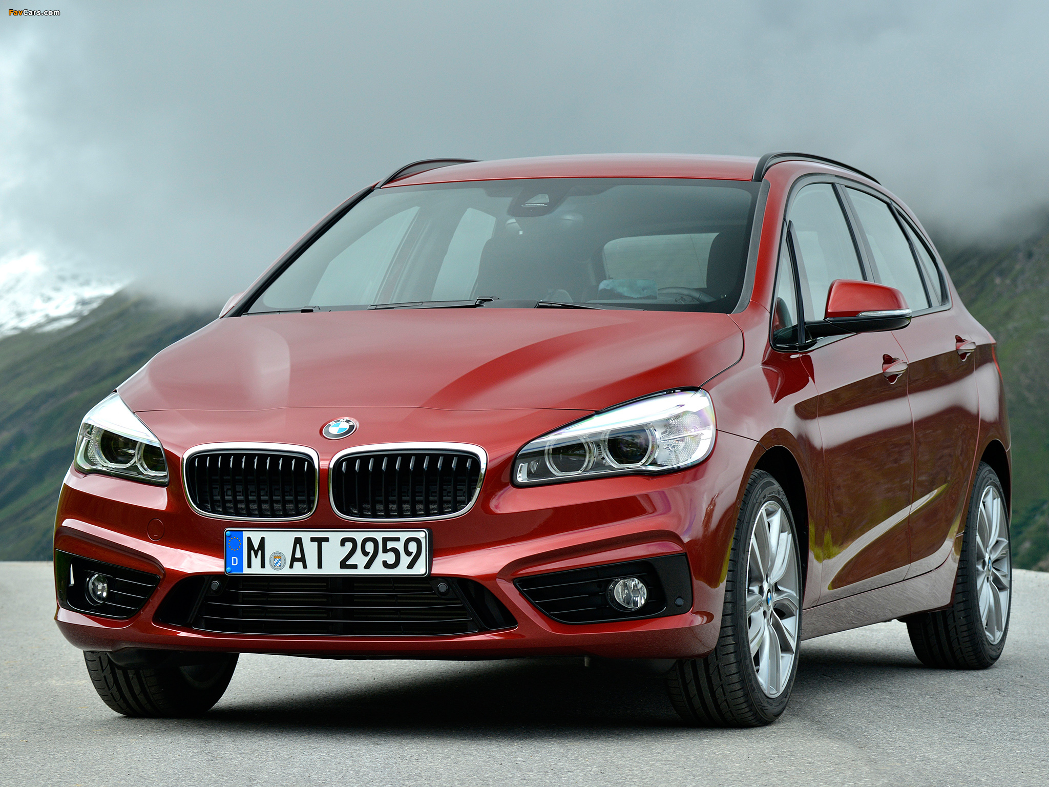 BMW 218d Active Tourer Sport Line (F45) 2014 pictures (2048 x 1536)